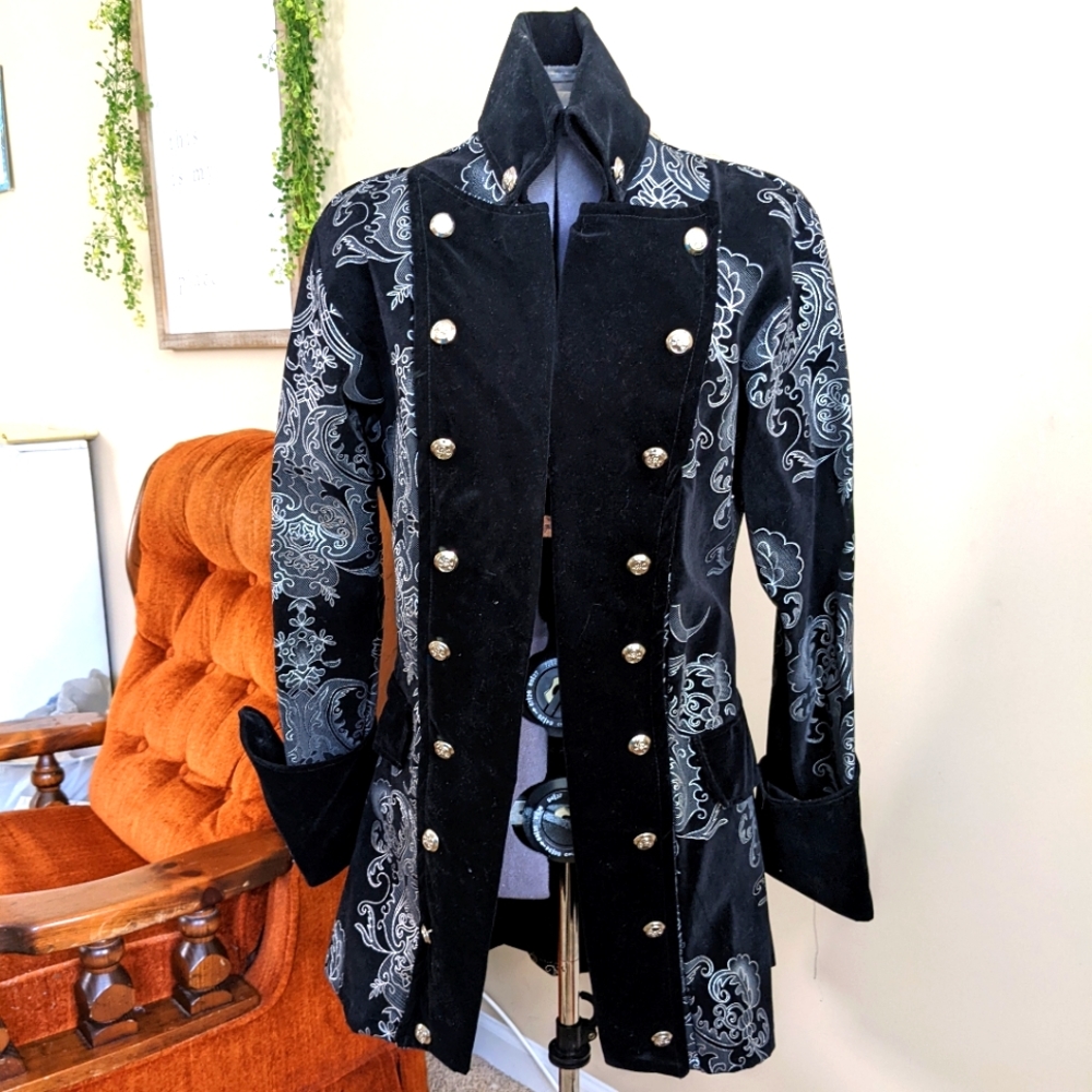 Men's Halloween Costume Heavy Pirate Jacket/Coat XL